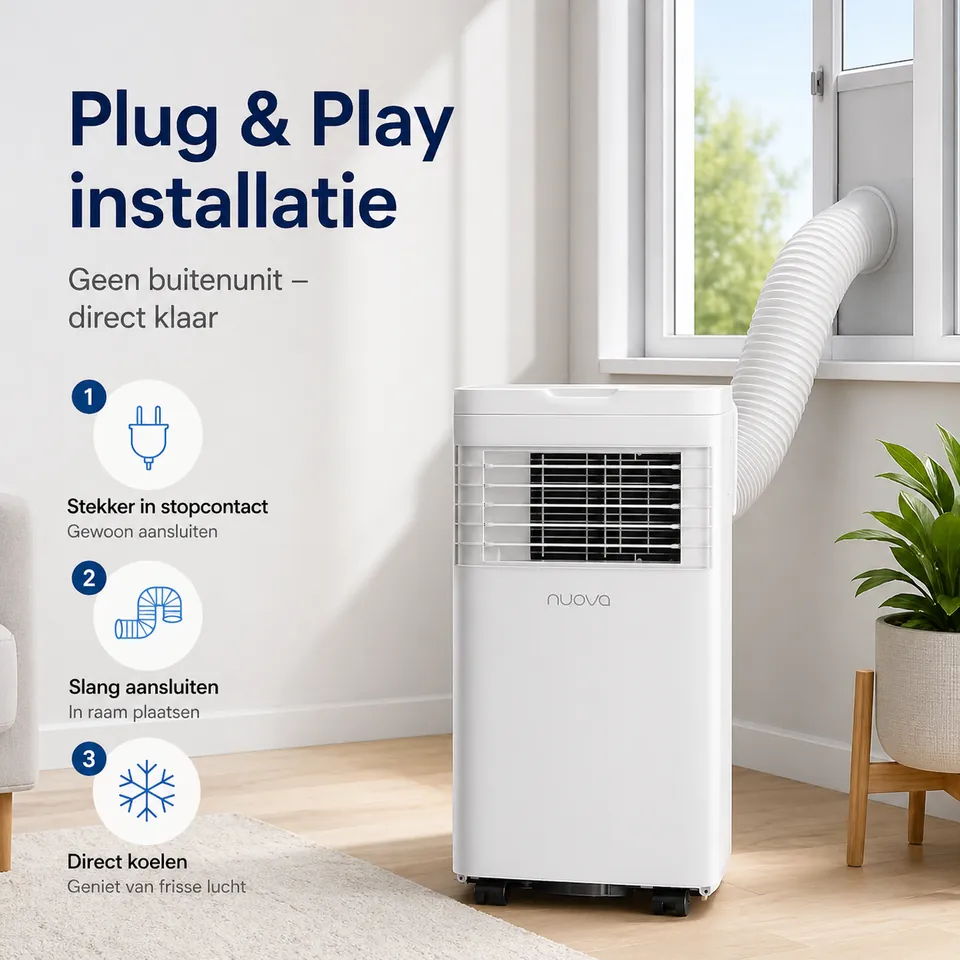 Mobiele airco 2,7 kW – productfoto 2